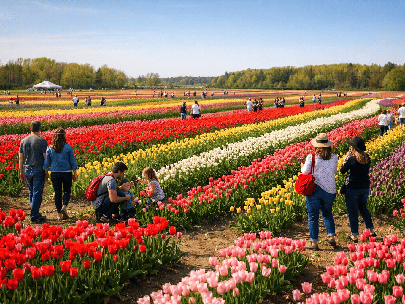 Tulip Festival in Pelham, Ontario