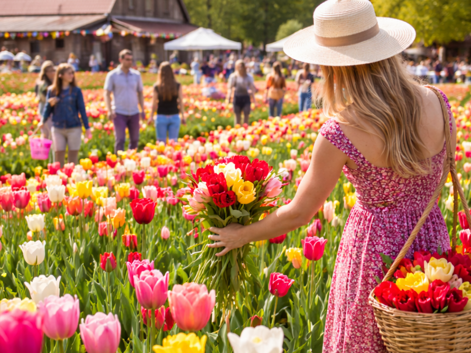 What to Expect at a Pick-Your-Own Tulip Festival (First-Timer's Guide)