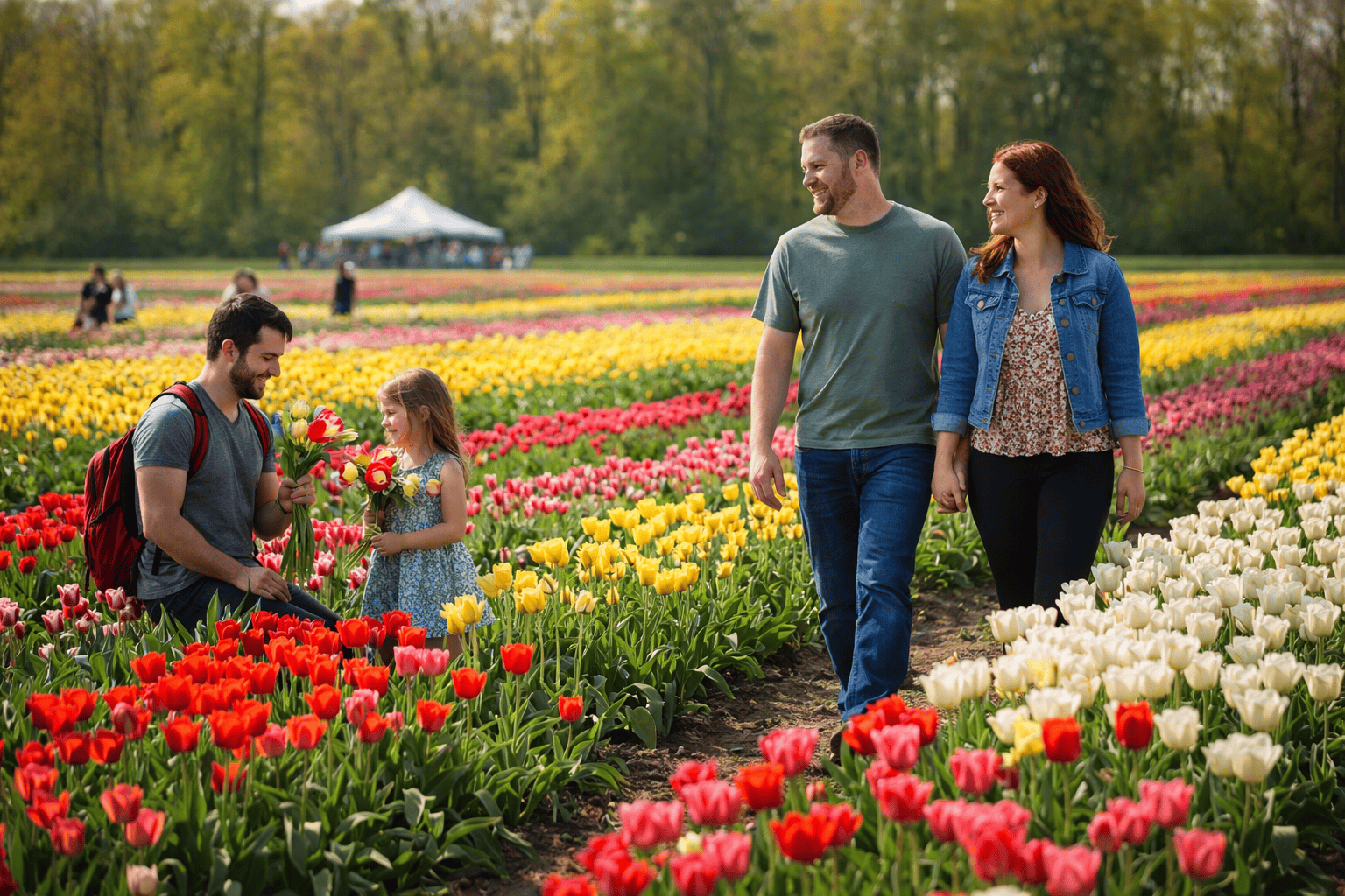 pick your own tulips at TASC Tulip Festival Niagara-on-the-Lake