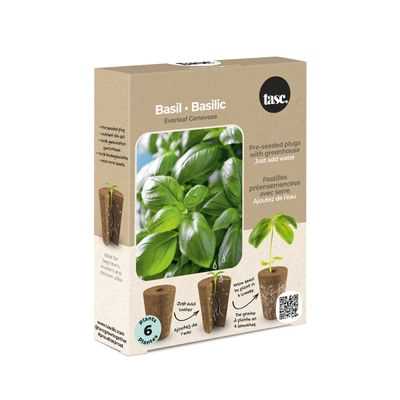 Sweet Basil Seed Plug Grow Kit